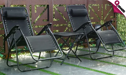 Foldable Reclining Outdoor Chair!